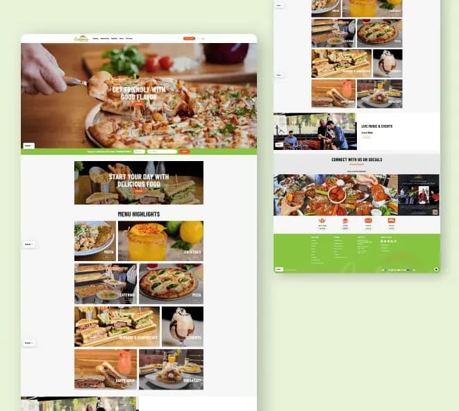 California Grill Restaurant Website