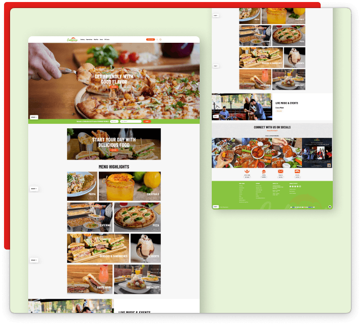 California Grill Restaurant Website