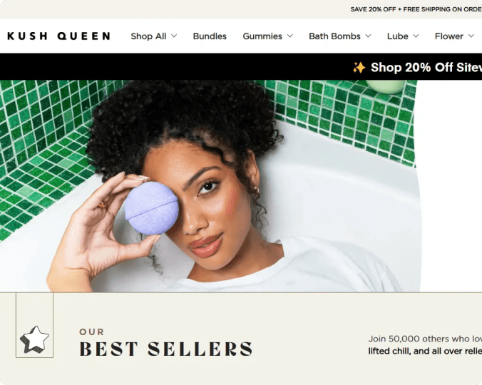 Kush Queen E-commerce Platform