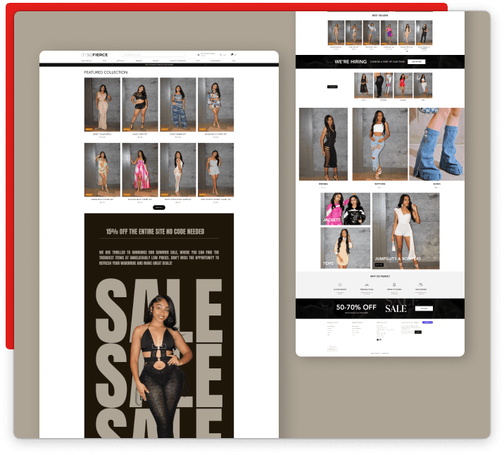 So Fierce Shop Online Store