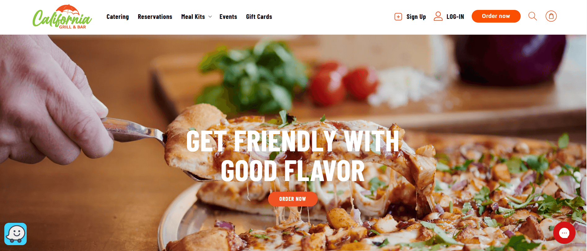 California Grill Restaurant Website