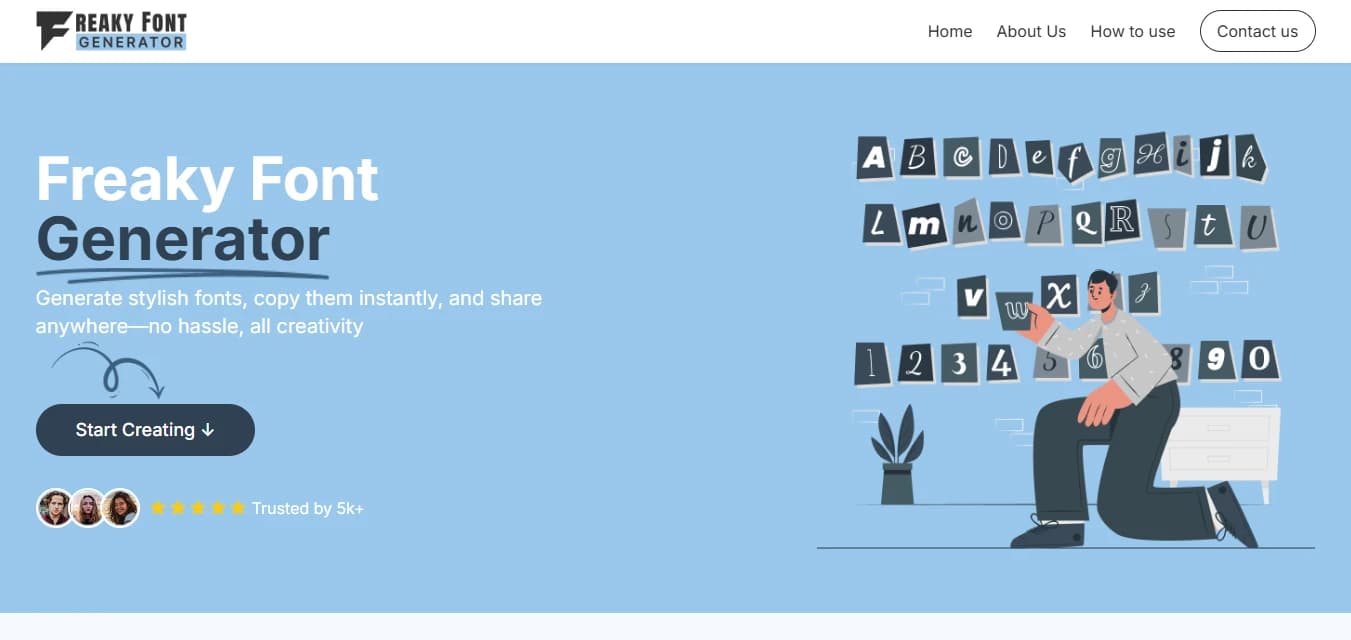 Freaky Font Generator