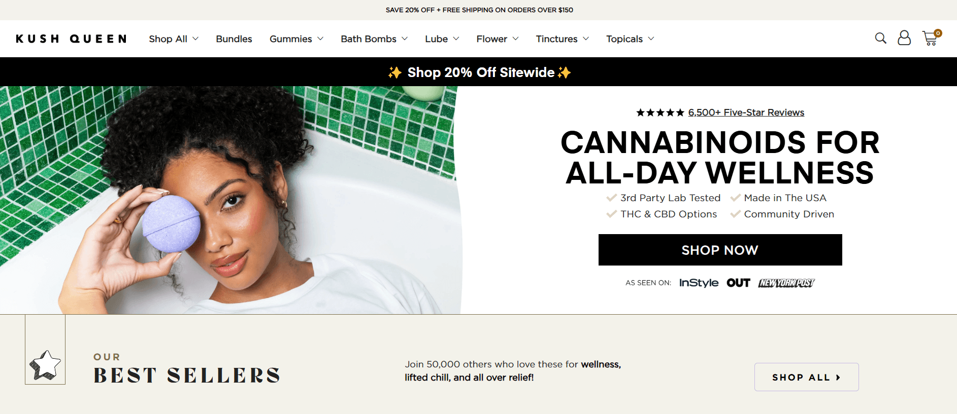 Kush Queen E-commerce Platform