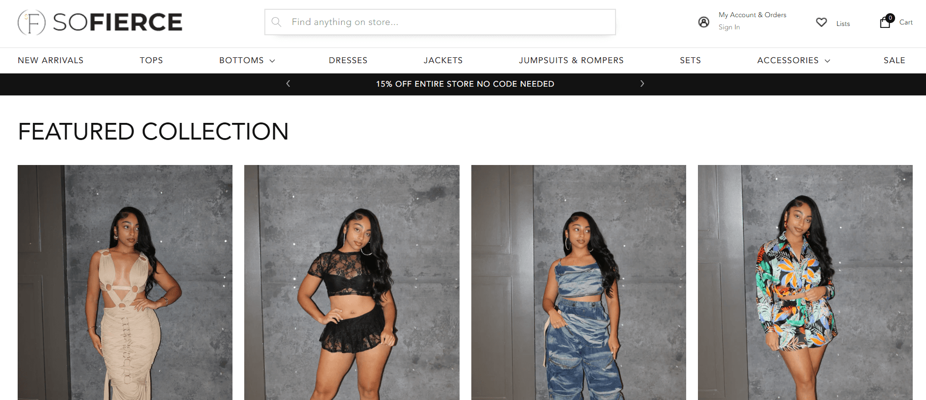 So Fierce Shop Online Store