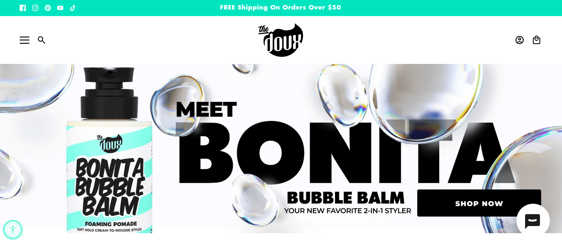 The Doux Hair Products E-commerce
