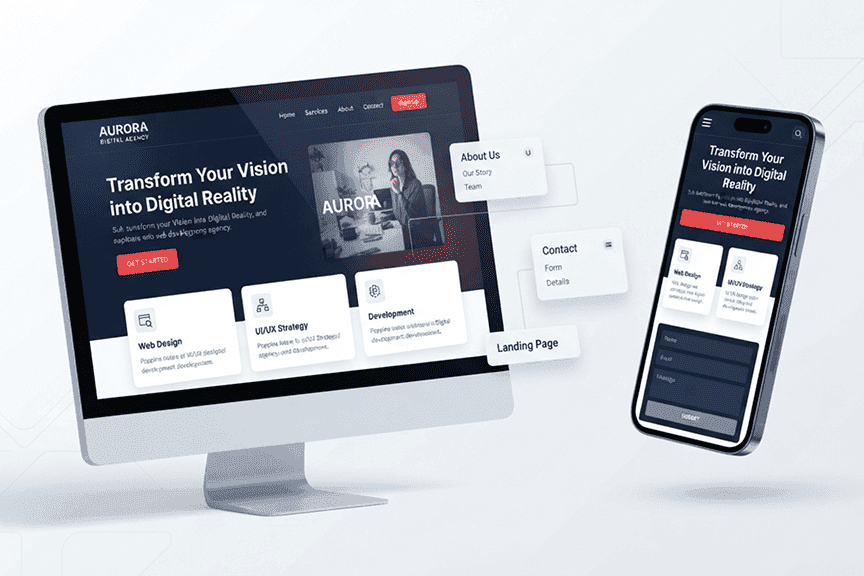 Website UI design
