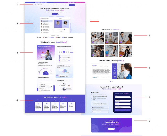 Enquiry Medical website before and after comparison