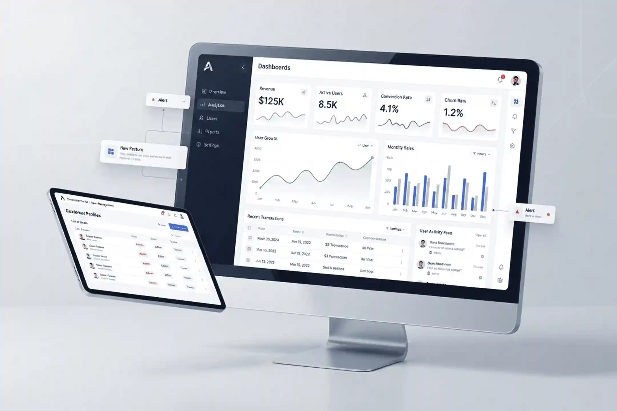 SaaS & dashboard design